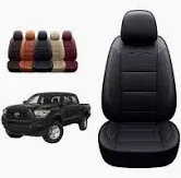 Photo 1 of OASIS AUTO 2016-2022 Tacoma Custom Fit PU Leather Seat Cover Compatible with Tacoma 2016-2017-2018-2019-2020-2021 (2016-2022 Tacoma, Black) 16-22 FULL SET BLACKX002RR9AD3
