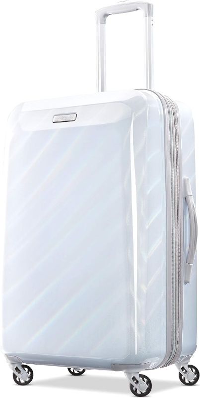 Photo 1 of **dirty**Samsonite Moonlight 20 and 24"" Spinner (Iridescent White)