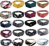 Photo 1 of 20 Pack Boho Headbands for Women?Ahoney Knotted Hair Band Elastic Headband Cross Twisted Head Wrap Floral Bandeau Headbands… ***USED**** 