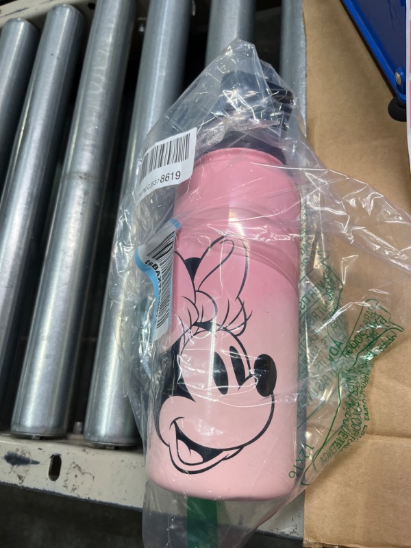 Photo 2 of Simple Modern Disney Water Bottle with Straw Lid Vacuum Insulated Stainless Steel Metal Thermos | Gifts for Women Men Reusable Leak Proof Flask | Summit Collection | 32oz Minnie Mouse on Blush 32oz Water Bottle -Disney: Minnie Mouse on Blush