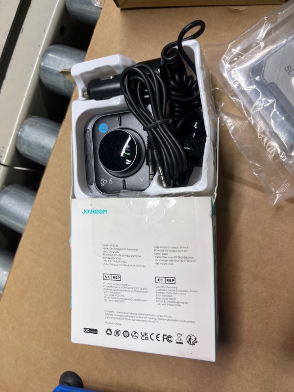 Photo 1 of Bluetooth 5.3 FM/AUX Bluetooth Car Adapter, JOYROOM?Air Vent Installation & Bass Boost? 3 Ports PD&QC 3.0 FM Transmitter for Car, Radio Bluetooth Receiver for Car HD Calling and Enjoy Music Black