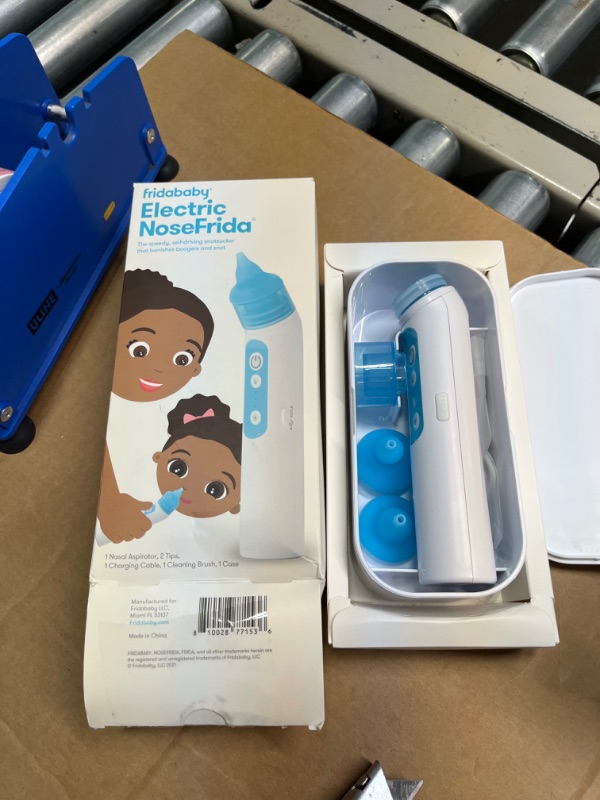 Photo 1 of FridaBaby Electric NoseFrida | USB Rechargeable Nasal Aspirator with Different Levels of Suction by Frida Baby