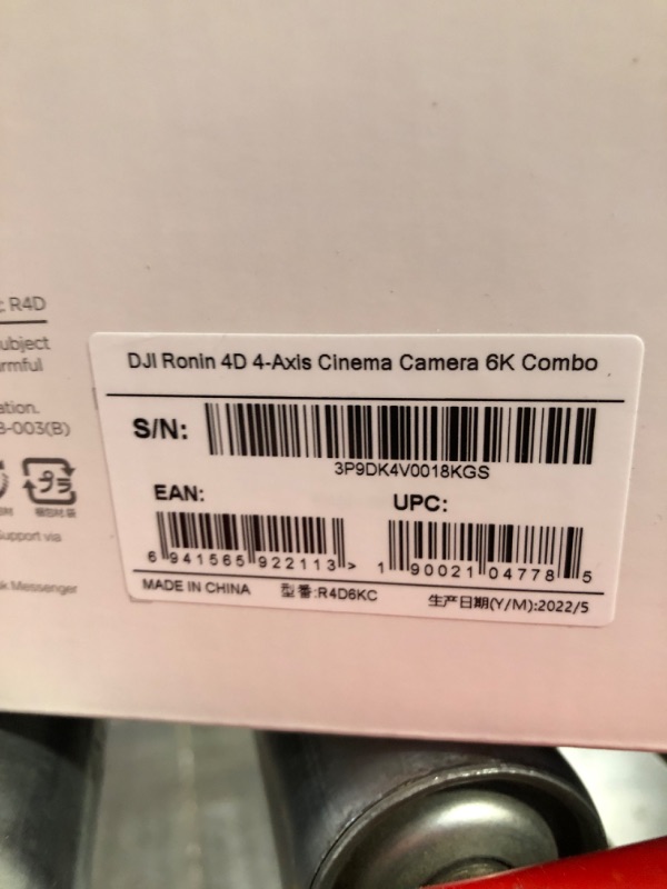 Photo 10 of DJI Ronin 4D-6K, 4-Axis Stabilization on Par with a Dolly, Highly Integrated Modular Design, Full-Frame Gimbal Camera, 6K/60fps and 4K/120fps Internal ProRes RAW Recording, LiDAR Range Finder and More**** BRAND NEW FACTORY SEALED ** 