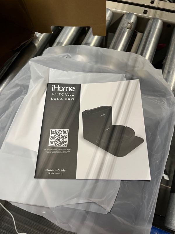 Photo 7 of **NOT FULLY FUNCTIONAL** iHome Luna Pro Robot Vacuum - Black