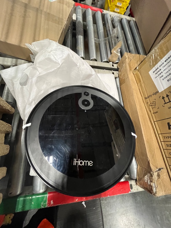 Photo 3 of **NOT FULLY FUNCTIONAL** iHome Luna Pro Robot Vacuum - Black