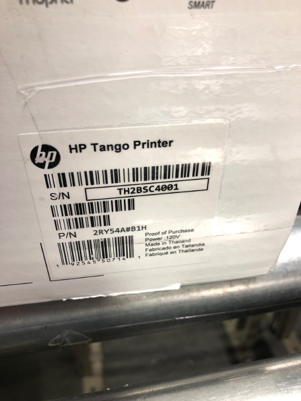 Photo 3 of HP - Tango Wireless Instant Ink Ready Inkjet Printer - Wisp Gray
***Used, but in good condition and functional*** 