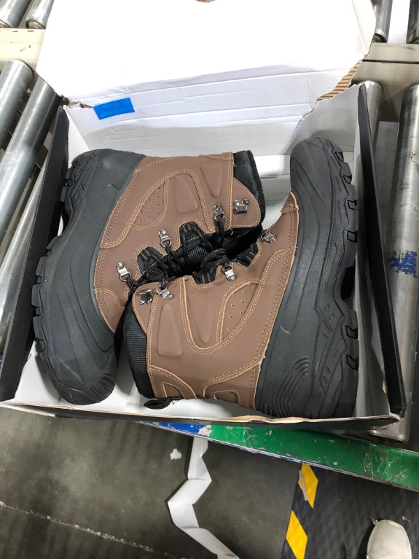 Photo 4 of LONDON FOG Breckenridge Waterproof Mens Winter Boots - Leather Insulated Mens Snow Boots - Grey, Black or Brown - Men Medium or Extra Wide Widths Size 7 to 15 13 X-Wide Medium Brown Tan
***Used, but in good condition*** 