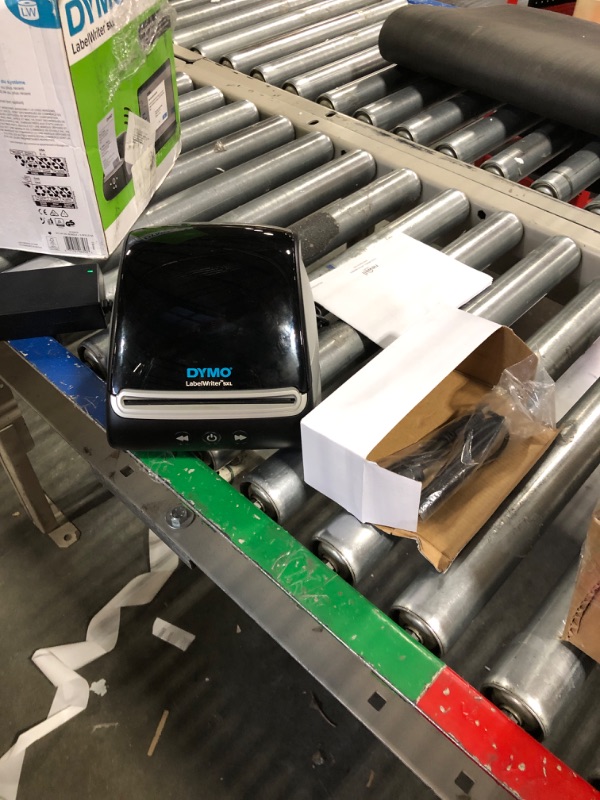 Photo 1 of DYMO LabelWriter 5XL Label Printer Bundle, Prints Extra-Wide Labels UPS, USPS and Amazon, Ebay, and More, Label Maker Printer with 5 Extra-Large Shipping Labels, Stocking Stuffers 5XL Bundle
***Missing 2 rolls of the shipping label*** 