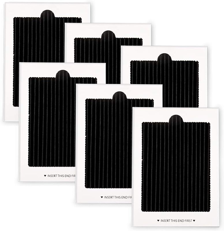 Photo 1 of 6 Pack Refrigerator Air Filter Replacement Carbon Activated Air Filter Compatible with Frigidaire and Electrolux Air Filter, Replaces SCPUREAIR2PK,EAFCBF PAULTRA RAF1150, 242047804, 241754002