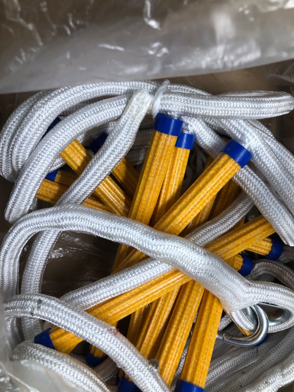 Photo 1 of 13ft Safety Balcony Fire Escape Ladder with Hooks & Bolt, Fast to Deploy Sturdy and Strong, 2-3 Story Rope Ladder Portable and Reusable Weight Capacity up to 2000 Pounds 4M/13FT