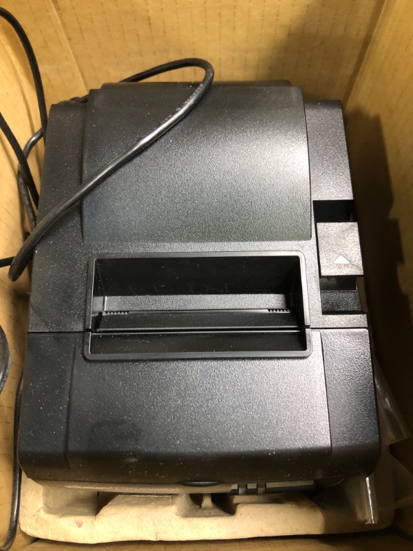 Photo 2 of Star Micronics TSP143IIIU USB Thermal Receipt Printer with Device and Mfi USB Ports, Auto-cutter, and Internal Power Supply - Gray Gray USB