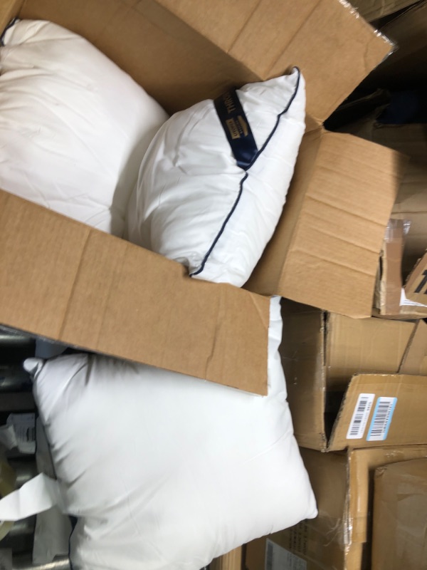 Photo 3 of ***4 IN THE BOX***Utopia Bedding Throw Pillows Insert (Pack of 2, White) - 18 x 18 Inches Bed and Couch Pillows - Indoor Decorative Pillows 18x18 Inch (Pack of 2) White
