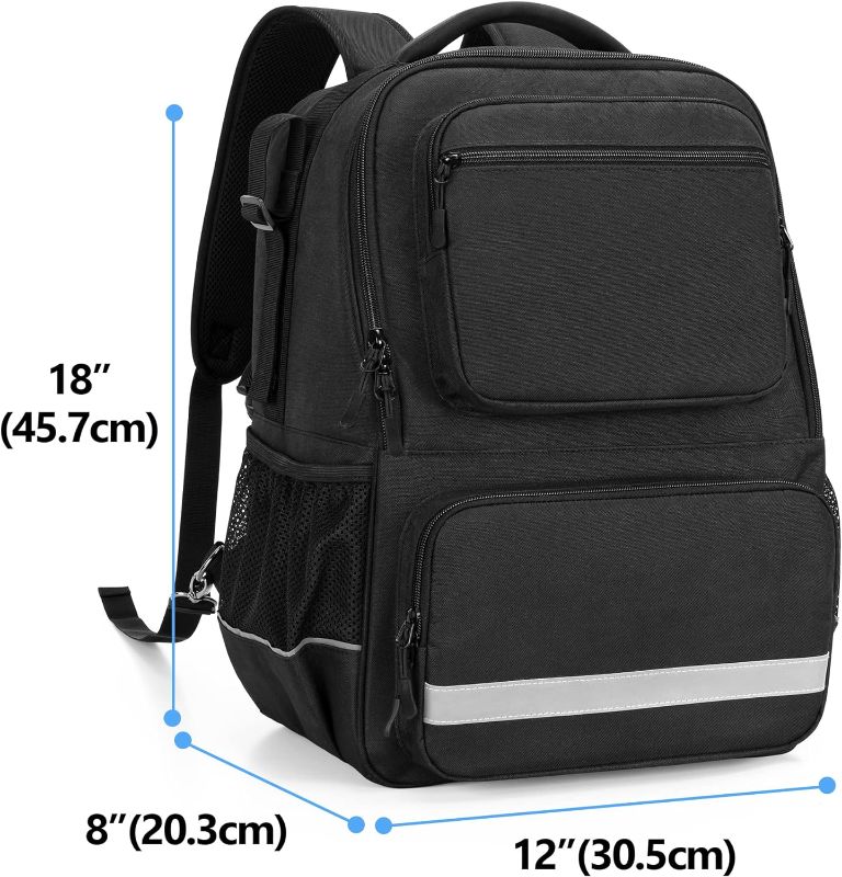 Photo 1 of 
samdew Wheelchair Backpack, Wheelchair Bag for Back of Chair, Wheelchair Bag to Hang on Back with Thermal Insulation Pocket, Electric Wheelchair Accessories...
Size:Large