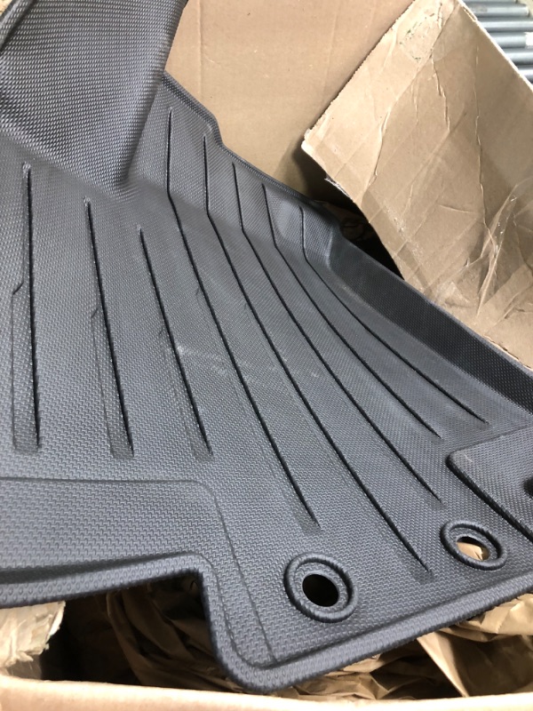 Photo 2 of 
3D MAXpider Custom Fit ELITECT Floor Mat (Black) Compatible with KIA EV6 2022-2023 - Full Set