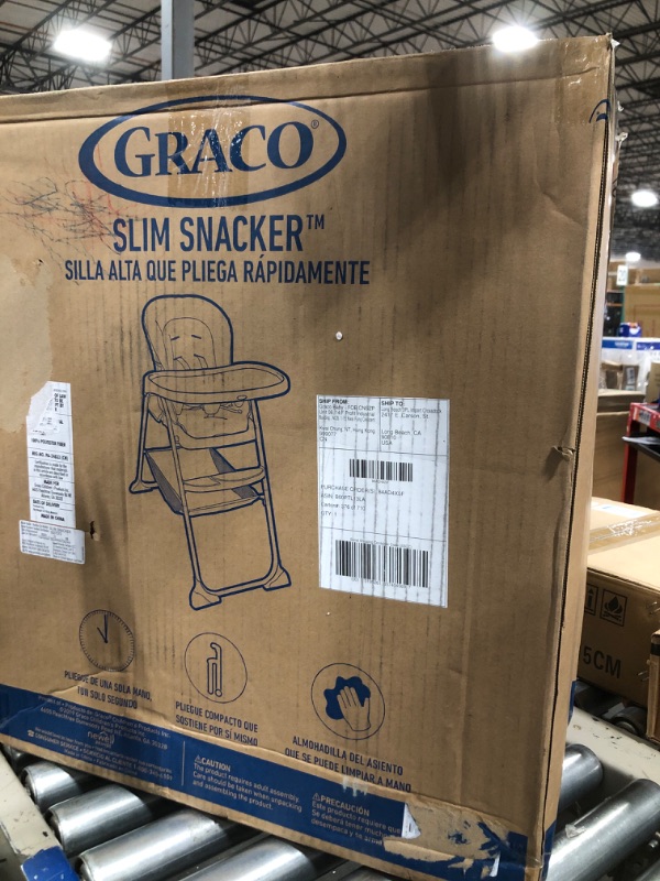 Photo 3 of Graco Slim Snacker 2-in-1 High Chair - Whisk