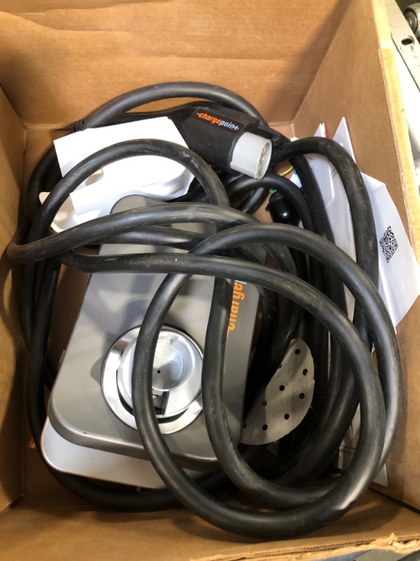 Photo 2 of ChargePoint Home Flex Electric Vehicle (EV) Charger upto 50 Amp, 240V, Level 2 WiFi Enabled EVSE, UL Listed, Energy Star, NEMA 6-50 Plug or Hardwired, Indoor/Outdoor, 23-Foot Cable