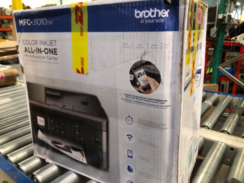 Photo 2 of Brother MFC-J1010DW Wireless Color Inkjet All-in-One Printer with Mobile Device and Duplex Printing, Refresh Subscription and Amazon Dash Replenishment Ready