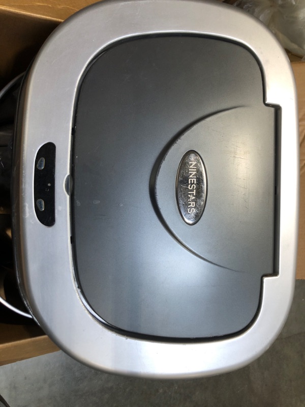 Photo 2 of ****LIGHT SCRATCHES***NINE_STARS Infrared Motion Sensor Trash Can 21 Gal. with Auto-Open Function