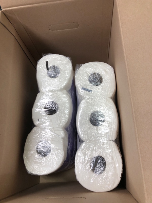 Photo 1 of Amazon Basics Toilet Paper Soft and Strong, 12 rolls