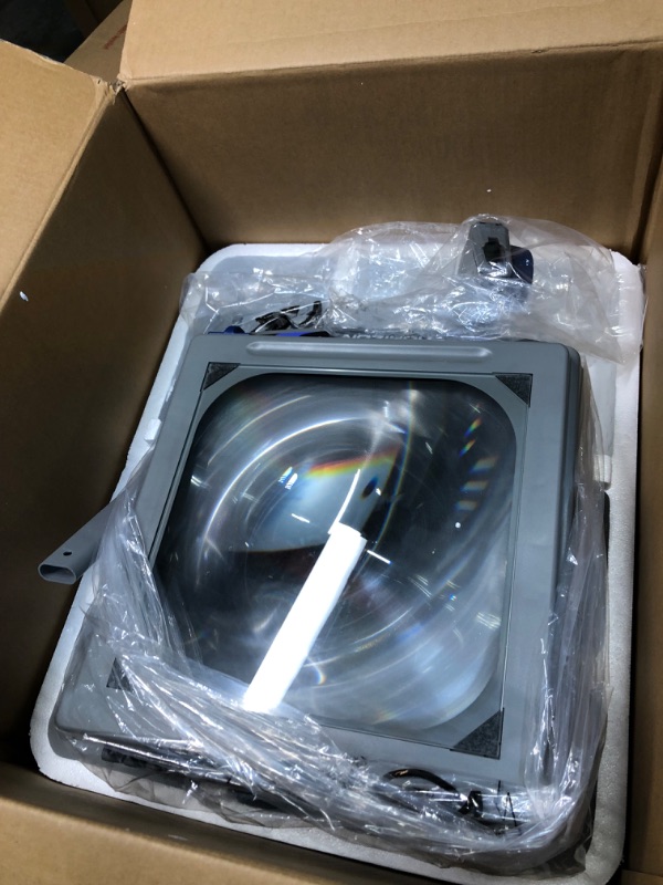 Photo 4 of **FOR PARTS**Apollo Overhead Projector, Horizon 2, 2000 Lumen Output, 10" x 10", Closed Head (V16002M), Gray