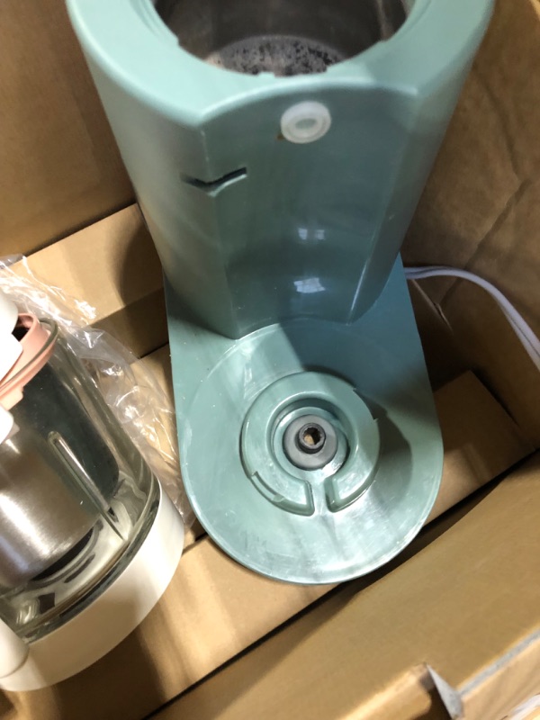 Photo 1 of BEABA Babycook Neo, Glass Baby Food Maker, Glass Baby Food Processor, 4 in 1 Baby Food Steamer, Glass Baby Food Blender, Make Baby Food at Home, Makes 34 Servings in 20 Mins, Eucalyptus
