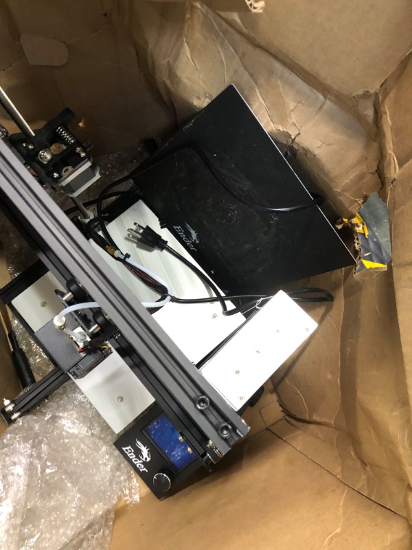 Photo 5 of *** Recommended sale for parts ***  FDM 3D Printer, with Auto Bed Leveling, Dual-Gear Direct Extruder, LED Screen, 220x220x250mm Large Printing Size