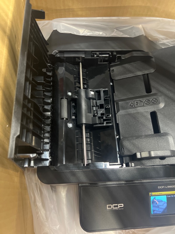 Photo 5 of Brother Monochrome Laser Printer, Multifunction Printer and Copier, DCP-L5600DN, Flexible Network Connectivity, Duplex Printing, Mobile Printing, Replenishment Ready, Black, 19.1" x 19.5" x 16.8" DCP-L5600DN Step up Legal-size Doc Glass