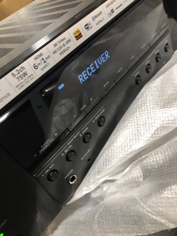 Photo 4 of Denon AVR-S660H 5.2 Ch AVR - 75 W/Ch (2021 Model), Advanced 8K Upscaling, 3D Audio - Dolby TrueHD, DTS:HD Master & More, Wireless Streaming, Built-in HEOS, Alexa (Discontinued by Manufacturer)
