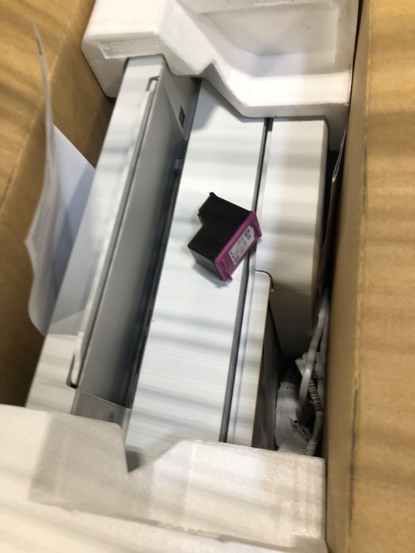 Photo 3 of **NON FUNCTIONING//SOLD AS PARTS**   HP ENVY 6455e Wireless Color Inkjet Printer, Print, scan, copy, Easy setup, Mobile printing, Best for home, Instant Ink with HP+,white
