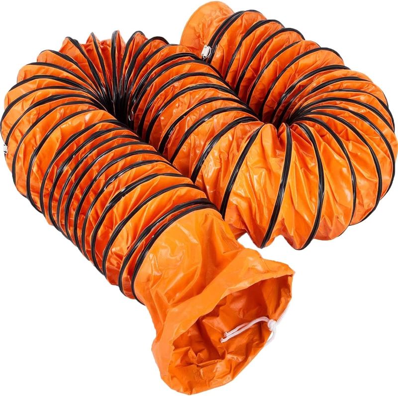 Photo 1 of 25FT PVC Flexible Duct Hosing for 12 INCH Utility Blower Exhaust Fan (12IN 25FT)