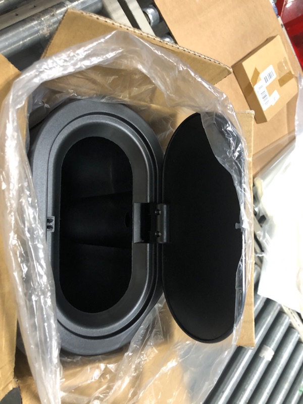 Photo 1 of 2.4 Gallon Slim Plastic Trash Can** not exact photo**