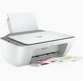 Photo 1 of HP DeskJet 2755e Wireless Color inkjet-printer, Print, scan, copy, Easy setup, Mobile printing, Best-for home, Instant Ink with HP+,white **USED*** 