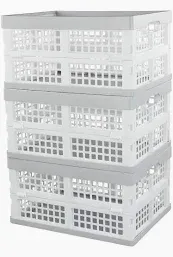 Photo 2 of  Plastic Stackable Collapsible Storage ** not exact photo**