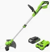 Photo 1 of 24V 12-Inch Cordless String Trimmer/Edger (Gen 2), 2.0Ah USB Battery and Charger Included