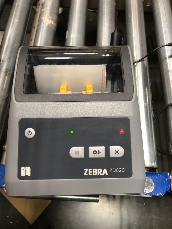 Photo 2 of ZEBRA ZD620d Direct Thermal Desktop Printer 203 dpi Print Width 4 in Ethernet Serial USB ZD62042-D01F00EZ