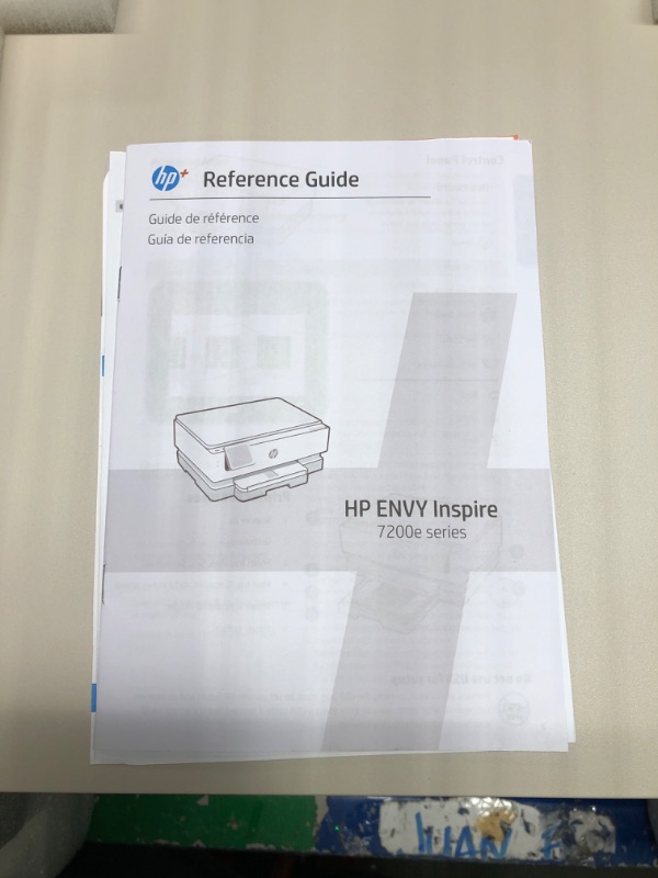 Photo 6 of HP ENVY Inspire 7255e Wireless Color Inkjet Printer, Print, scan, copy, Easy setup, Mobile printing, Best for home, Instant Ink with HP+, White New