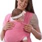 Photo 1 of Baby Wraps Carrier - Hand Free Baby Sling for Newborns & Infants - Breathable, Lightweight and Extra Soft Baby Wrap Carrier - Keep Baby Safe & Secure - Adjustable for All Body Types (Pink)