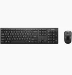 Photo 1 of Lenovo 100 Wireless Keyboard and Mouse Combo – Cordless Set with Spill Resistant Quiet Keys – 3-Zone Keyboard - Ambidextrous Mouse – Compact Design – Wireless USB -Black