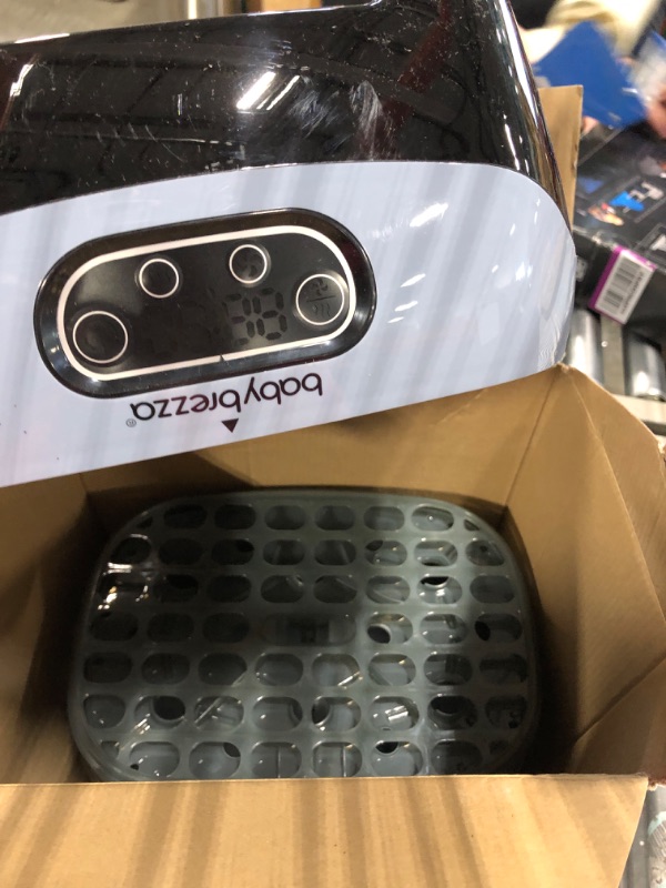 Photo 1 of Baby Brezza Baby Bottle Sterilizer and Dryer Advanced – Electric Steam Sterilization Machine – Universal Sterilizing for All Bottles: Plastic, Glass, Pacifiers + Breast Pump Parts- HEPA Filter, Slate Sterilizer-Dryer Advanced Slate