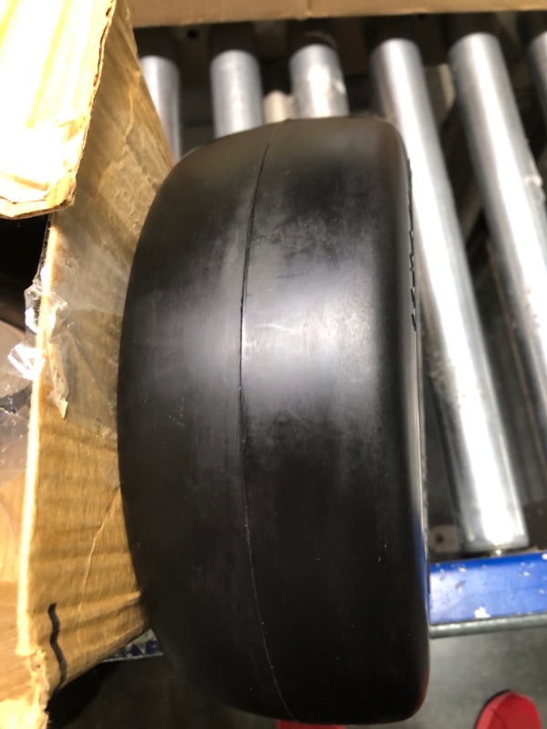 Photo 1 of 2pcs 11x4.00-5" Flat Free Lawn Mower tires, Solid Smooth Tires for Zero-Turn Lawn Mowers,with 3/4" or 5/8" & 1/2" Precision bearings 