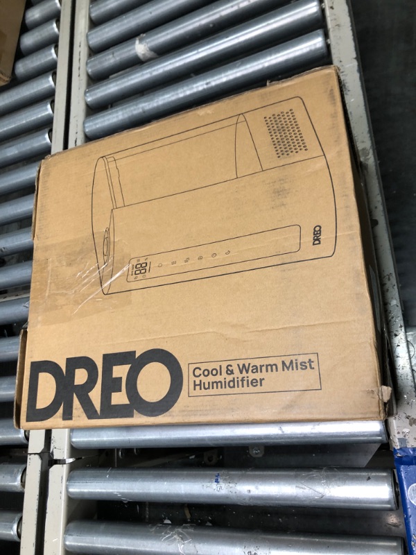 Photo 1 of Dreo Cool & Warm Mist Humidifier, 6L Tank, Top Fill Humidifier for Plants, Baby, Indoor, Humidifier for Bedroom with Precise Humidity Sensor, 60Hrs Routime, Indicator Light, Dual-aromapad Tray, HM713 White Standard