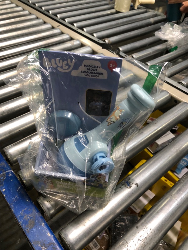 Photo 1 of BLUEY Dance Mode Bubble Machine and Toy Microphone | Bluey Toy for Baby, Toddlers and Kids | Includes Bubble Solution