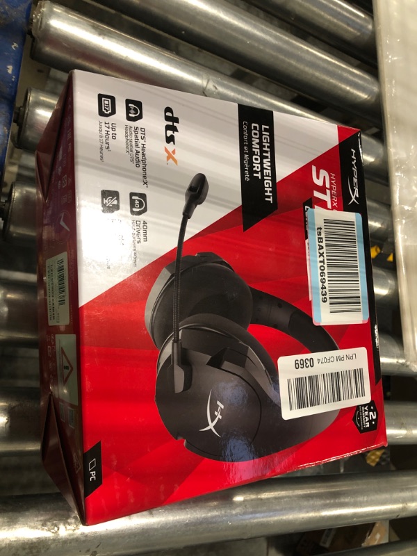 Photo 2 of HyperX Cloud Stinger Core – Wireless Lightweight Gaming Headset, DTS Headphone:X spatial audio, Noise Cancelling Microphone, For PC, Black Black Wireless Stinger Core