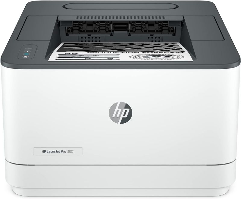 Photo 1 of HP LaserJet Pro 3001dwe Wireless Black & White Printer with HP+ Smart Office Features