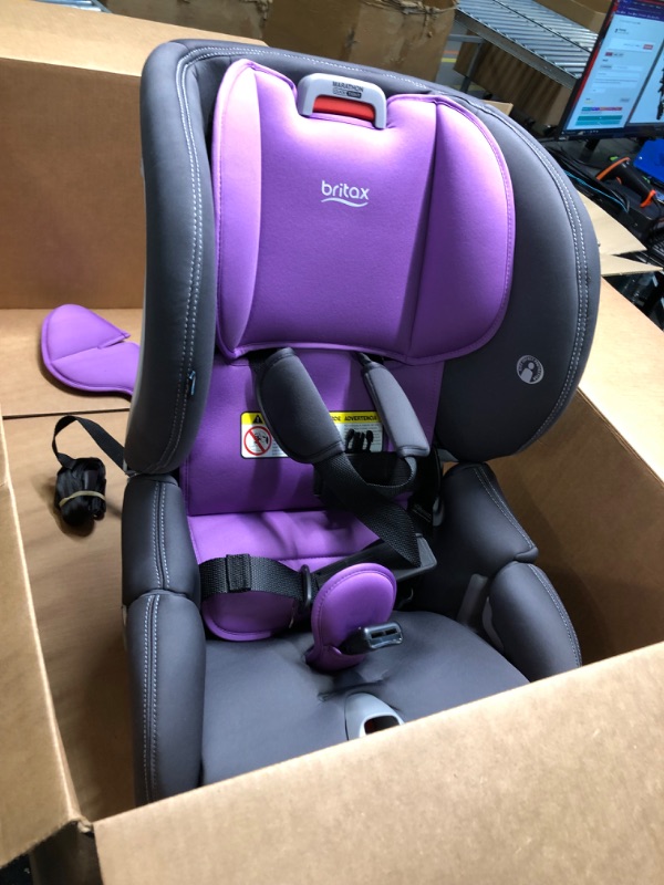 Photo 3 of Britax Marathon Clicktight Convertible Car Seat, Mod Purple SafeWash