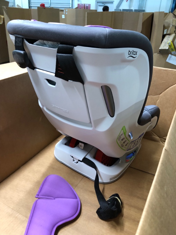 Photo 4 of Britax Marathon Clicktight Convertible Car Seat, Mod Purple SafeWash