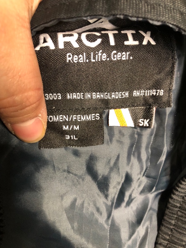 Photo 5 of Arctix Women's Essential Insulated Bib Overalls Standard Medium Black