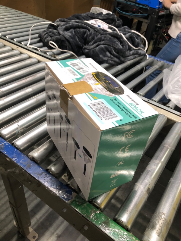 Photo 1 of Bright Outdoor Solar Pathway Lights 8 Pack,Color Changing/Warm White LED Solar Lights Outdoor Waterproof Path Lights,Solar Powered Garden Landscape Decorative for Yard Walkway Lawn Driveway Backyard