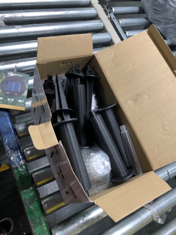 Photo 1 of Bright Outdoor Solar Pathway Lights 8 Pack,Color Changing/Warm White LED Solar Lights Outdoor Waterproof Path Lights,Solar Powered Garden Landscape Decorative for Yard Walkway Lawn Driveway Backyard