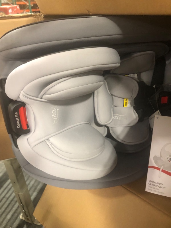 Photo 4 of Britax One4Life Convertible Car Seat, 10 Years of Use from 5 to 120 Pounds, Converts from Rear-Facing Infant Car Seat to Forward-Facing Booster Seat, Machine-Washable Fabric, Glacier Graphite